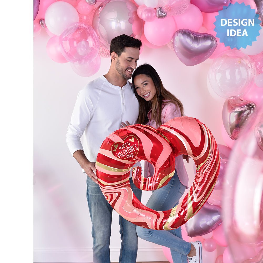 Valentine's Day Heart Foil Balloon