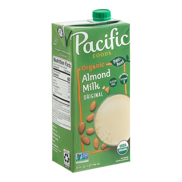 Pacific Foods Organic Almond Milk 32 fl. oz. - 12/Case