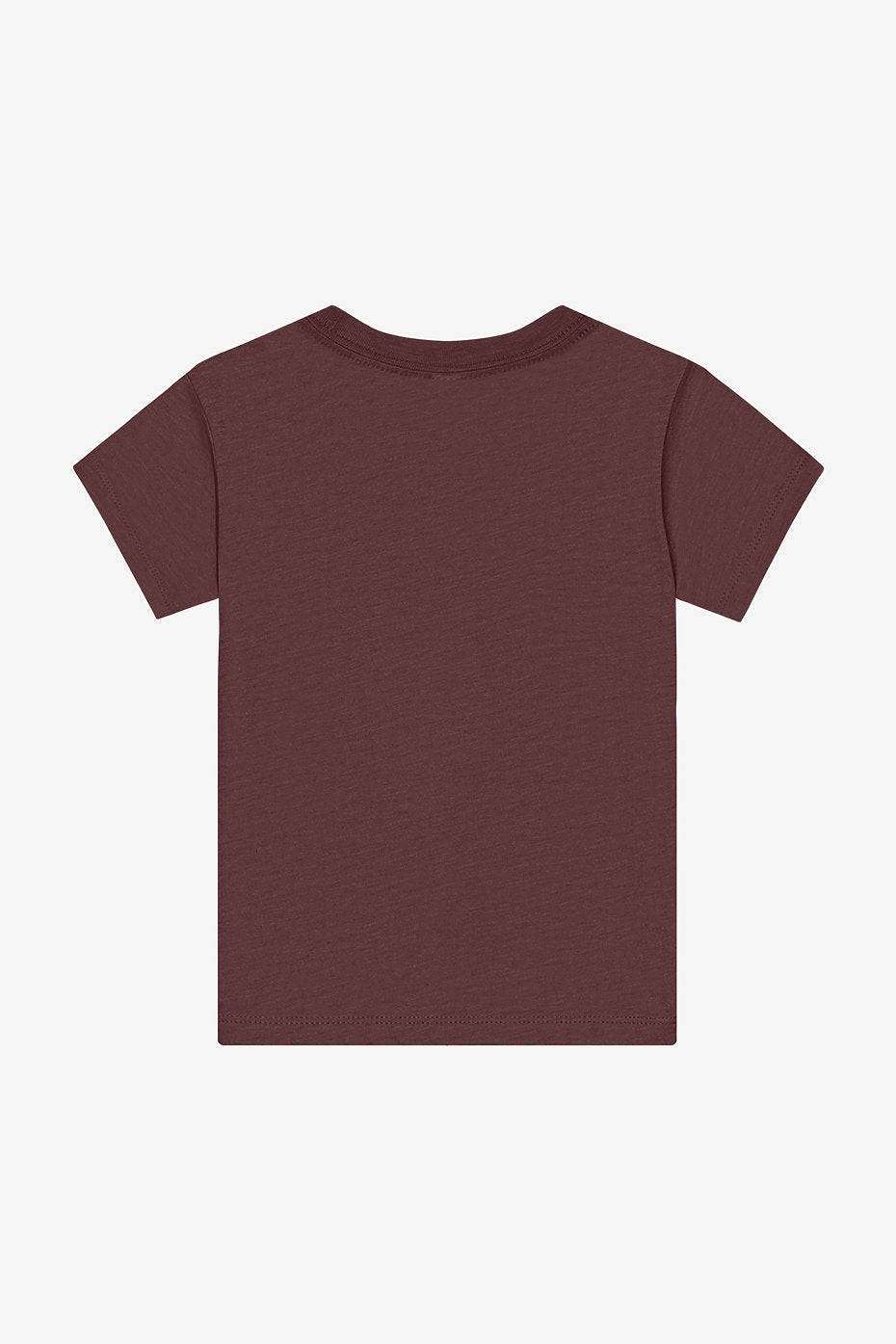 Bella Canvas 3001T Airlume Combed And Ring-Spun Cotton Jersey Fabric - HTR Maroon, Crew Neck, Toddler Short Sleeve (1 Unit)