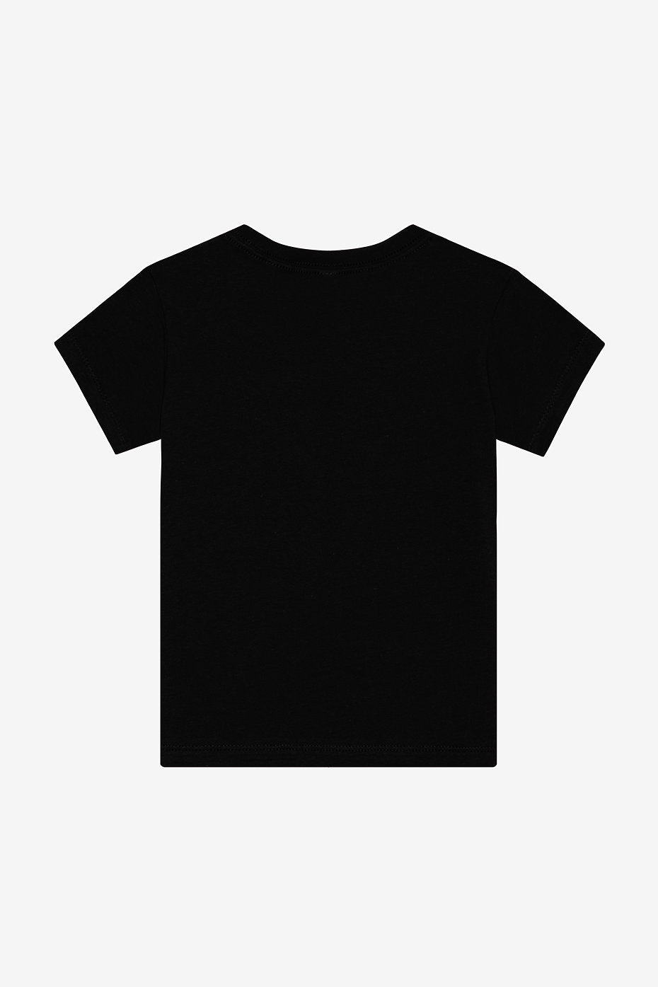 Bella Canvas 3001T Airlume Combed And Ring-Spun Cotton Jersey Fabric - Black Crew Neck Short Sleeve, 2T-5T (1 Piece)