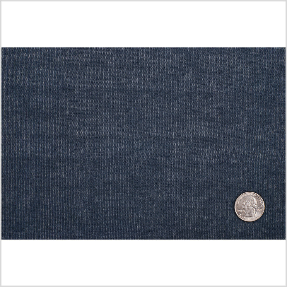 Marine Solid Rayon-Cotton Jersey