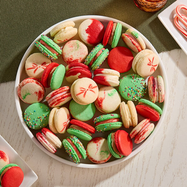 Macaron Centrale Christmas Macaron Variety Pack - 100/Case