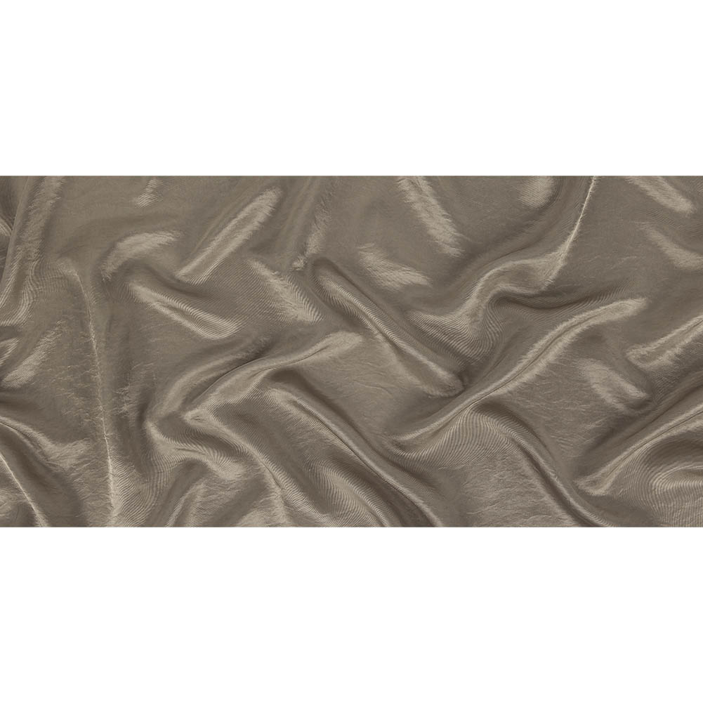 Warm Gray Luminous Cupro and Acetate Twill Lining