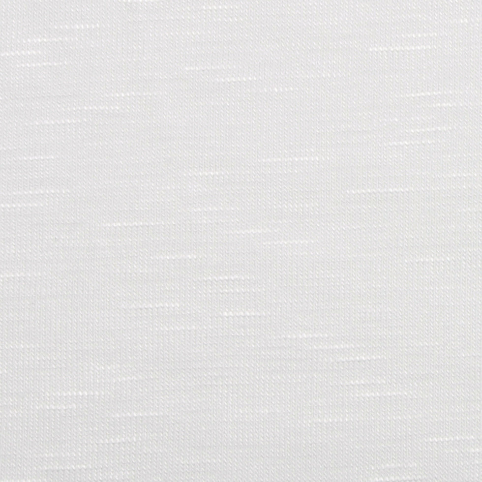 White Slubbed Viscose-Spandex Jersey