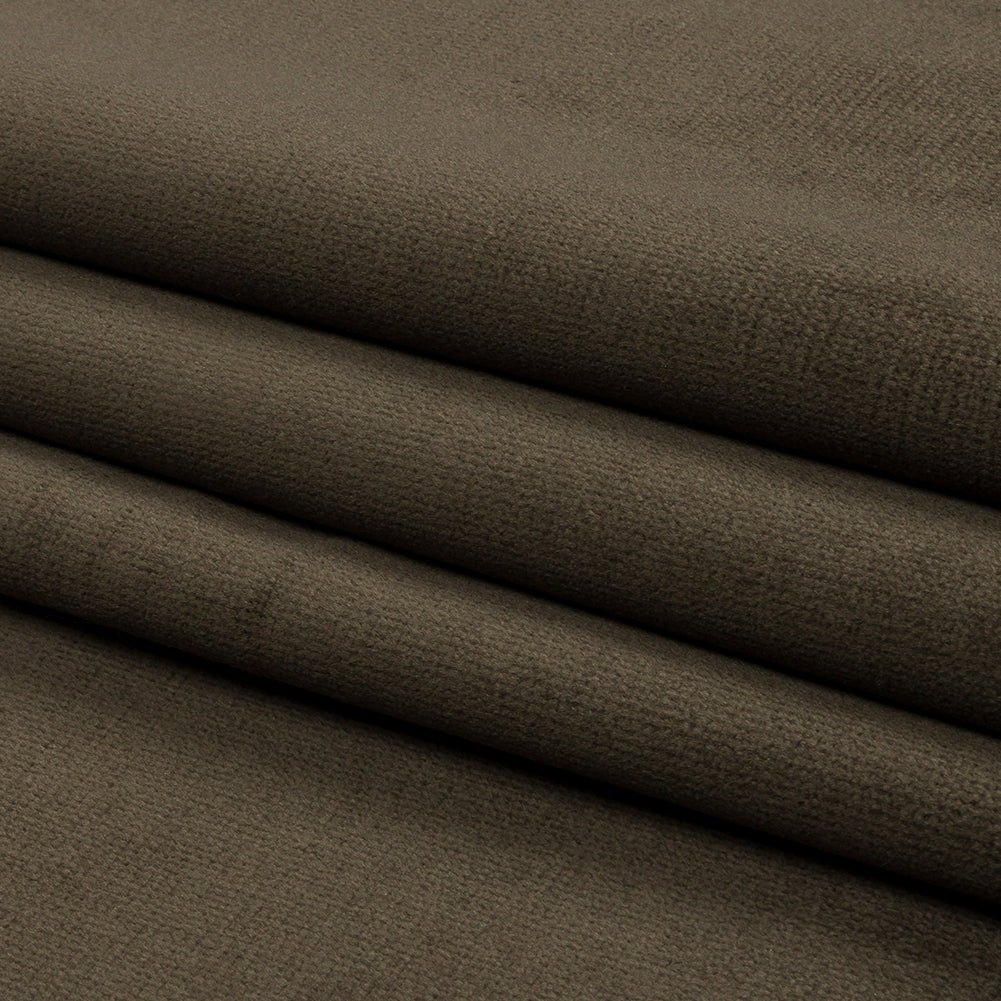 Gunmetal Solid Upholstery Velvet