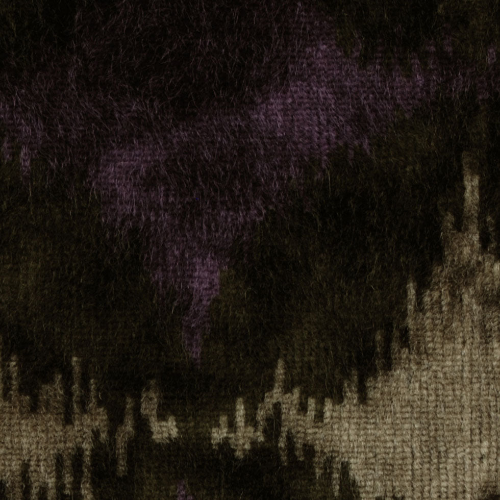 Purple Ikat Velvet