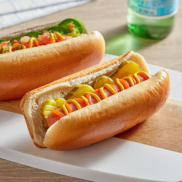 Turano Frozen Hot Dog Bun 1.9 oz. - 144/Case