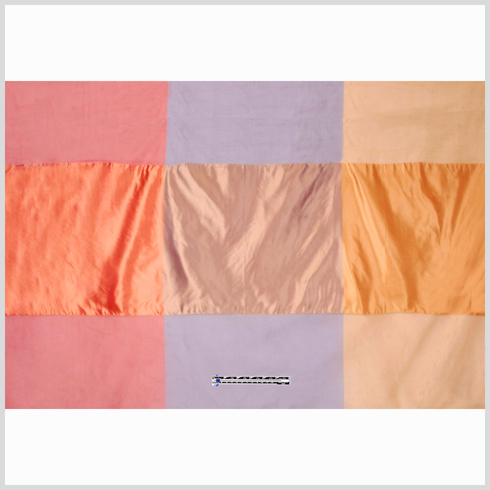 Orange & Red Armani Silk Panel