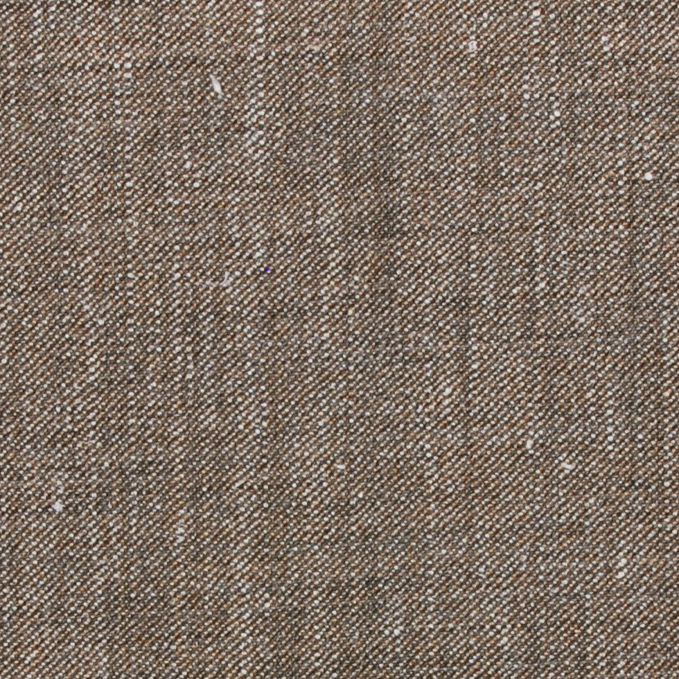 Italian Brown Solid Wool Suiting