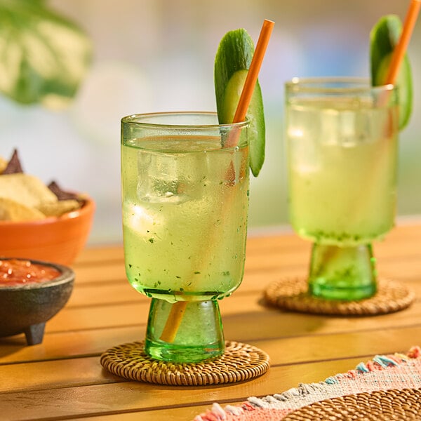 Aguas Frescas de Mexico Cucumber / Lime Agua Fresca 4:1 Concentrate 1 Gallon - 4/Case