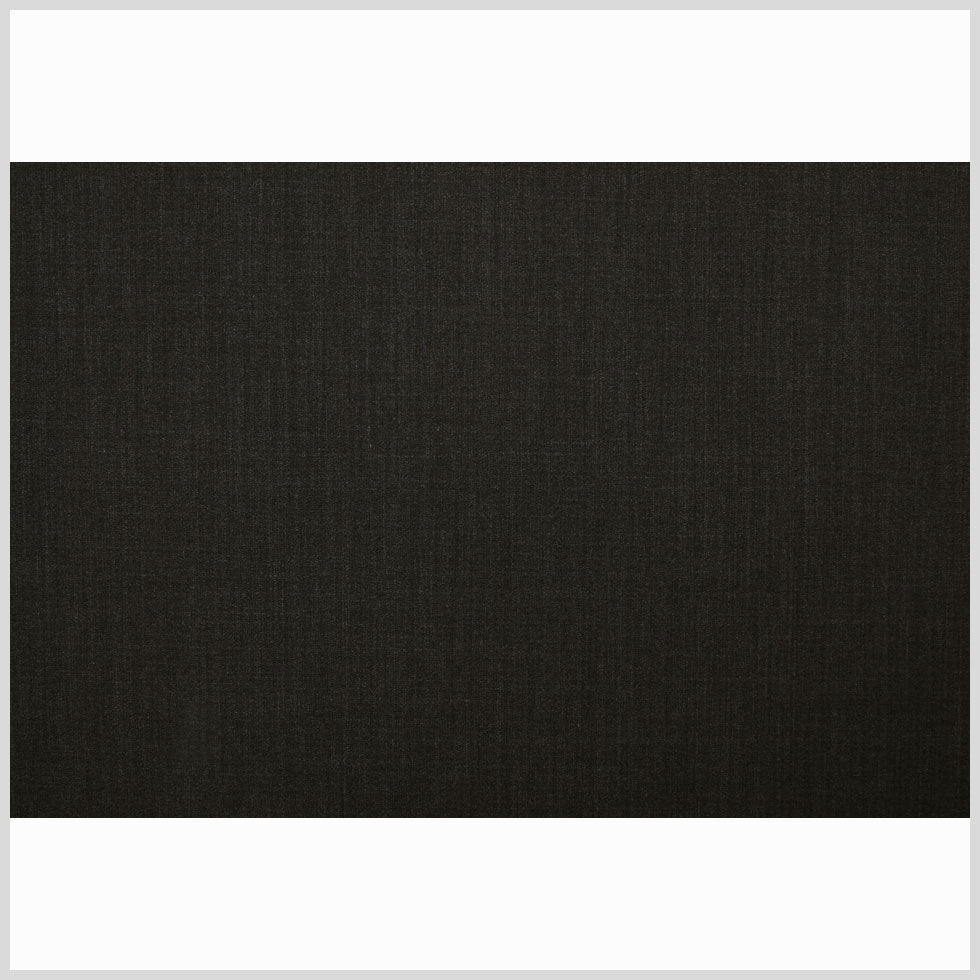Italian Charcoal Solid Wool Suiting