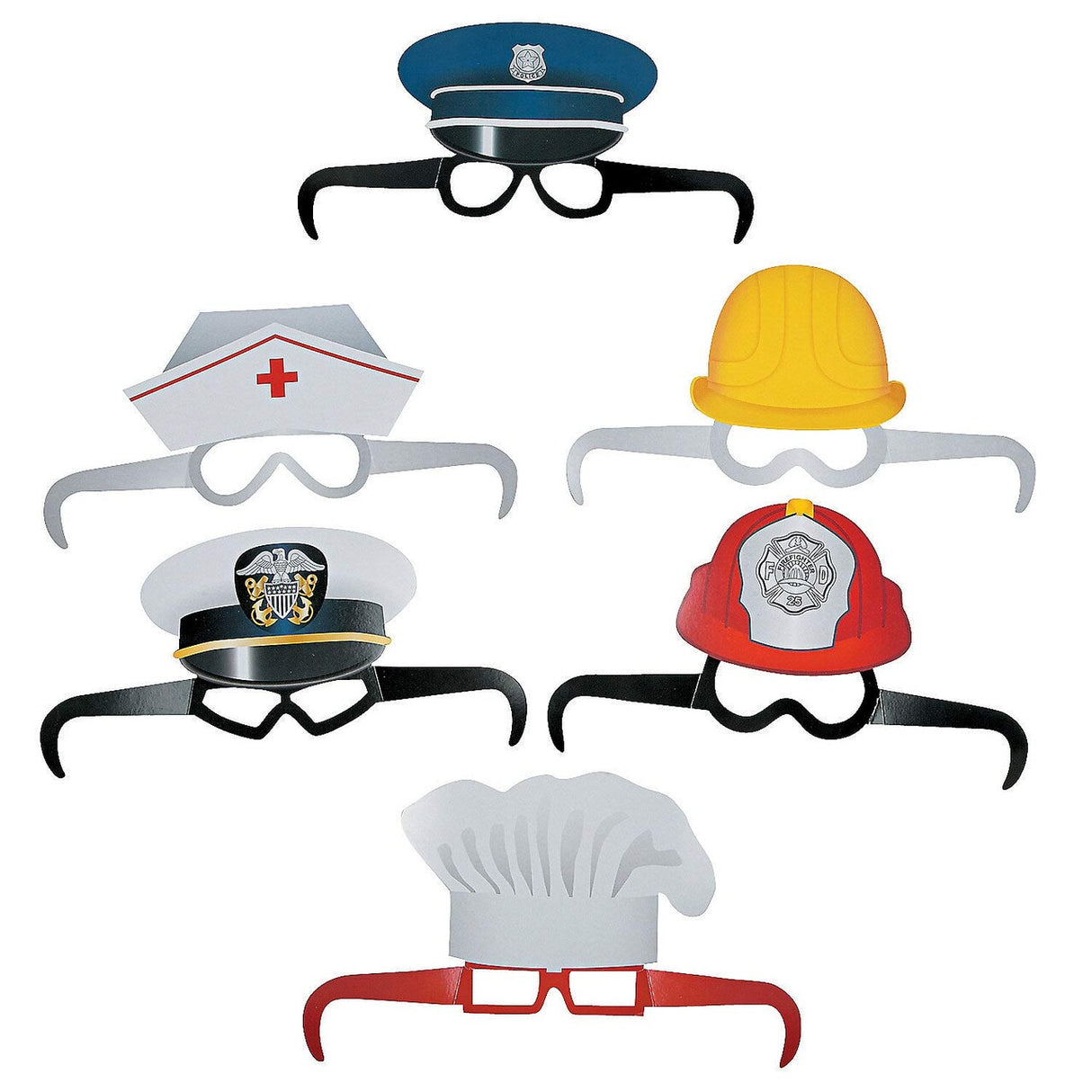 Kids Community Helper Glasses - 12 Pc.