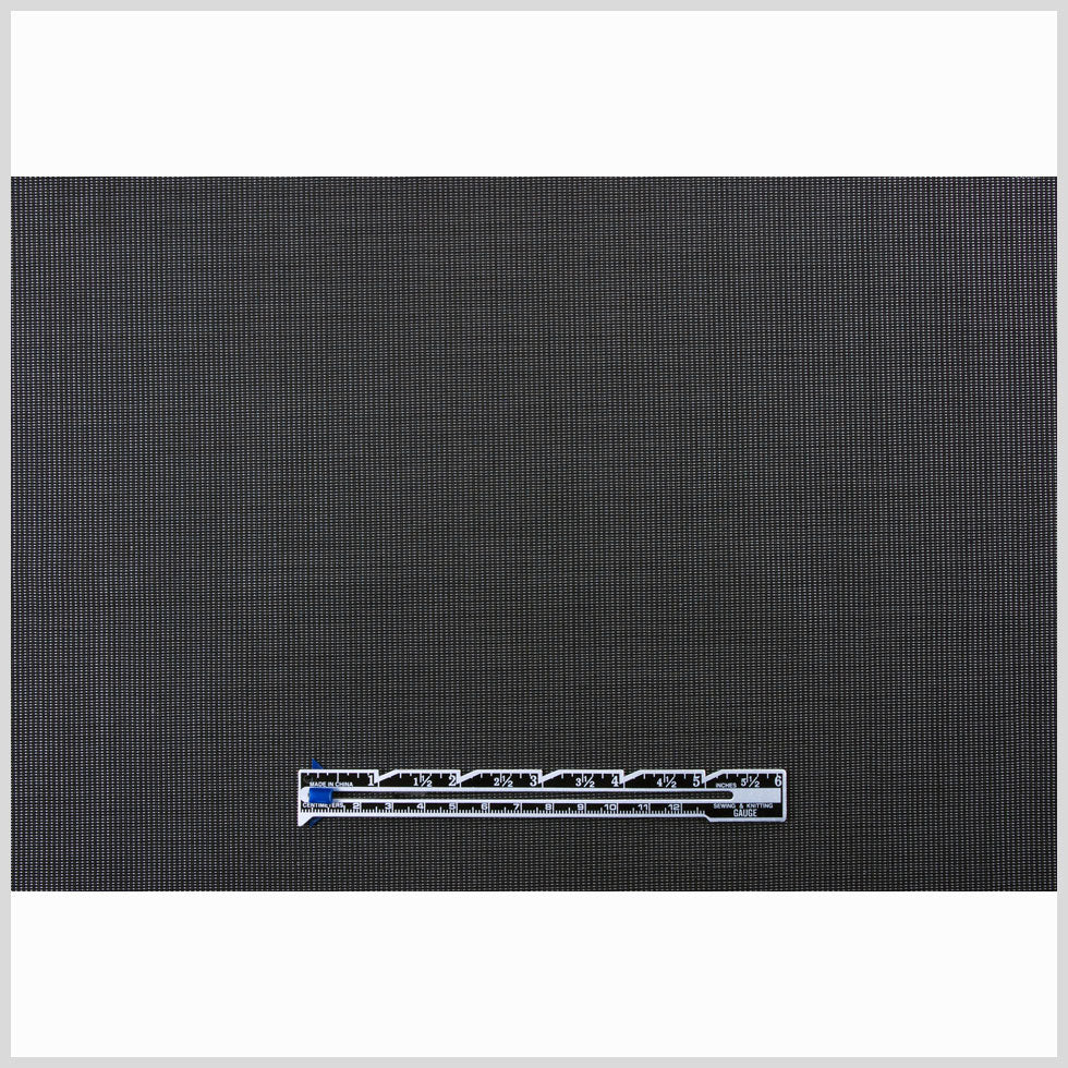 Italian Black Wool Blend Suiting