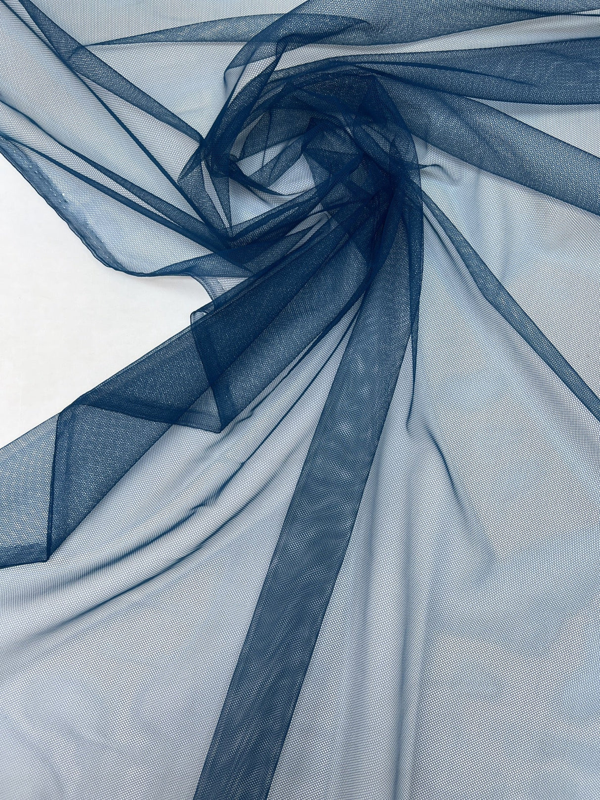 Polyester Stretch Mesh Blue