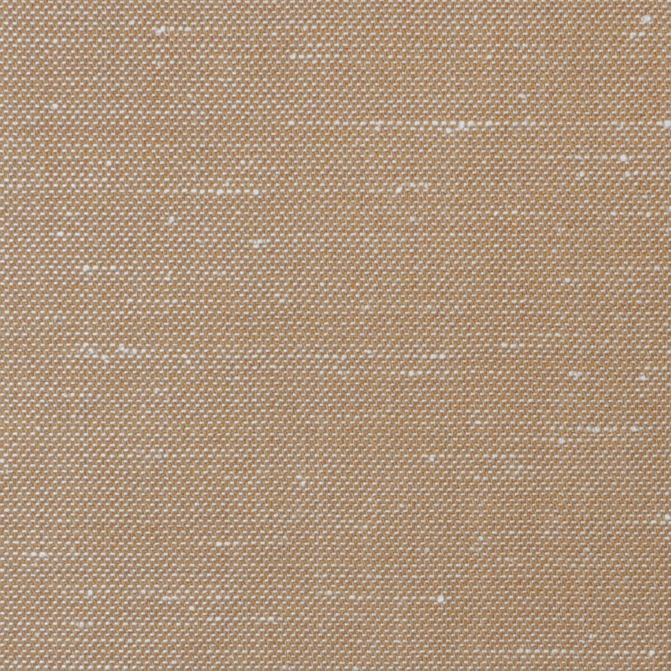 Italian Tan Stretch Silk-Wool Woven
