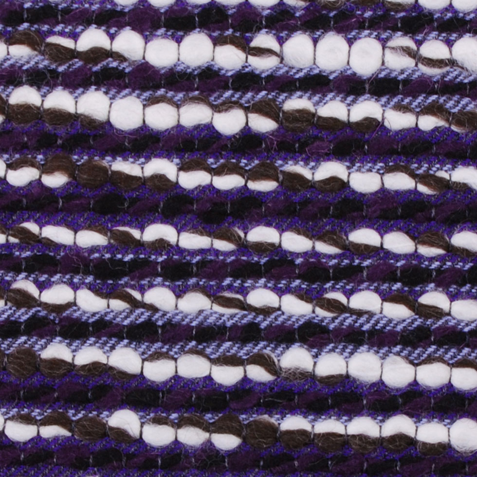 Italian Purple Striped Virgin Wool