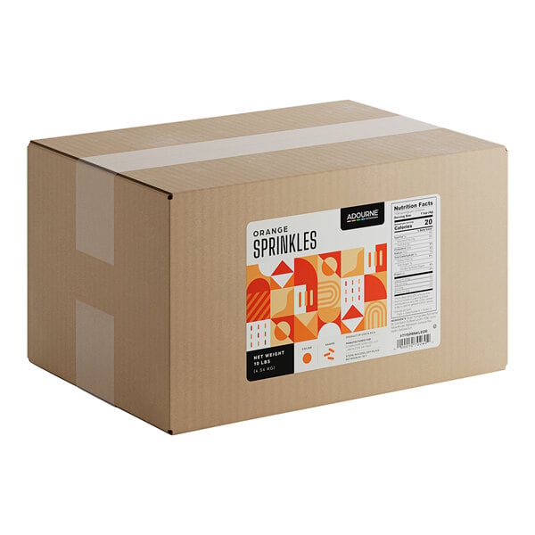 Adourne Expressions Orange Sprinkles 10 lb.
