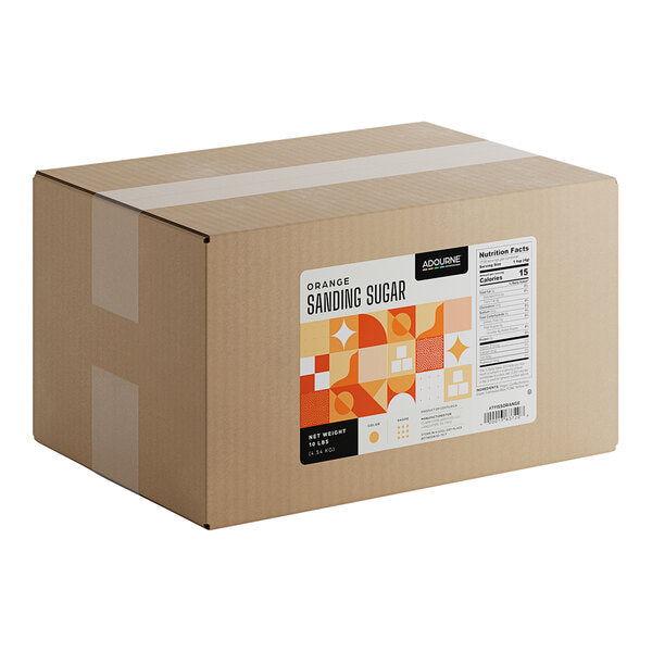 Adourne Expressions Fine Orange Sanding Sugar 10 lb.