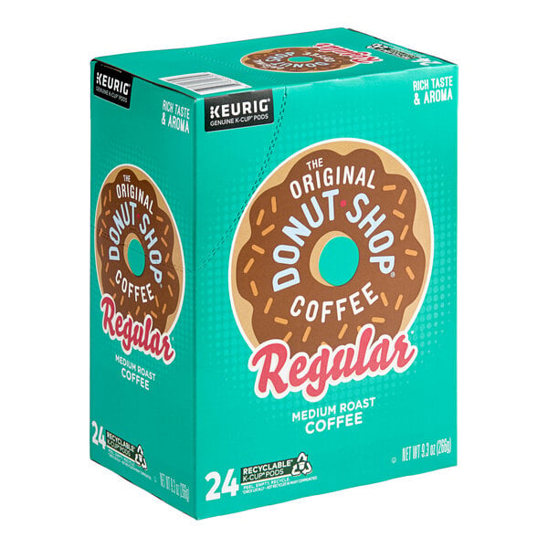 The Original Donut Shop Regular Coffee Single Serve Keurig® K-Cup® Pods - 96/Case