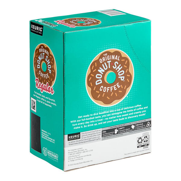 The Original Donut Shop Regular Coffee Single Serve Keurig® K-Cup® Pods - 96/Case