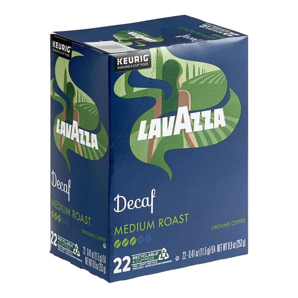 Lavazza Decaf Classico Coffee Single Serve Keurig® K-Cup® Pods - 88/Case