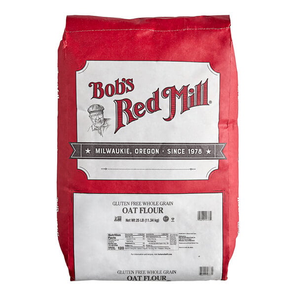 Bob's Red Mill Gluten-Free Whole Grain Oat Flour 25 lb.