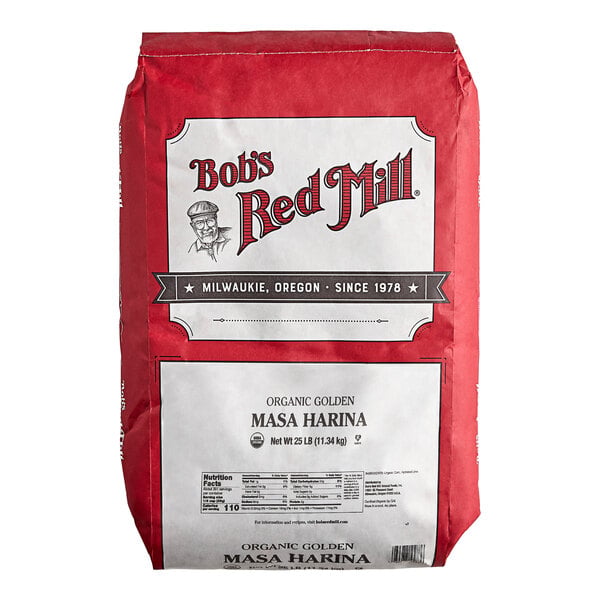 Bob's Red Mill Organic Masa Harina Corn Flour 25 lb.