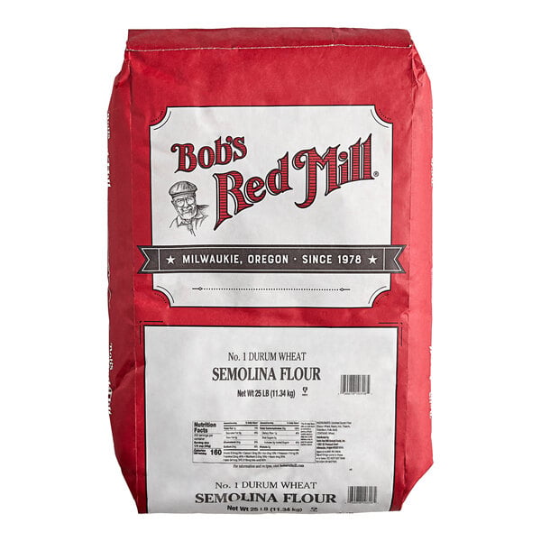 Bob's Red Mill Semolina Pasta Flour 25 lb.