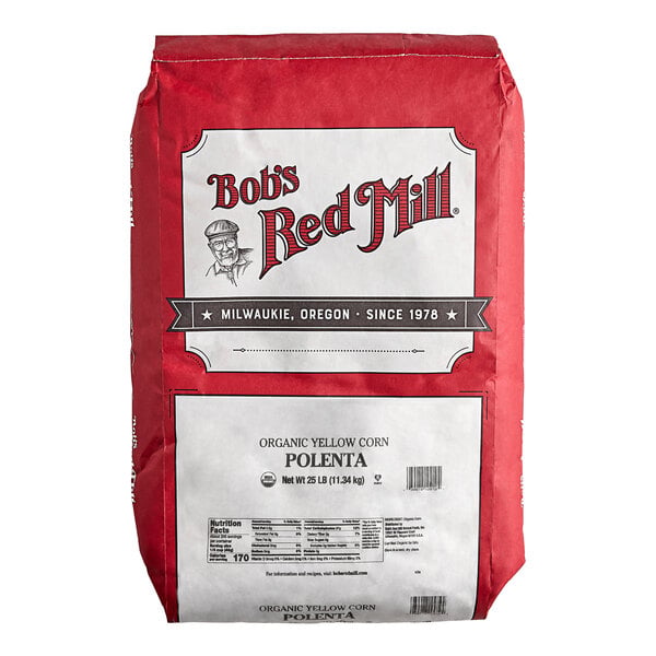 Bob's Red Mill Organic Corn Grits / Polenta 25 lb.