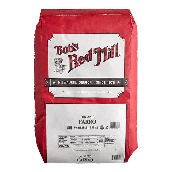 Bob's Red Mill 25 lb. Organic Farro