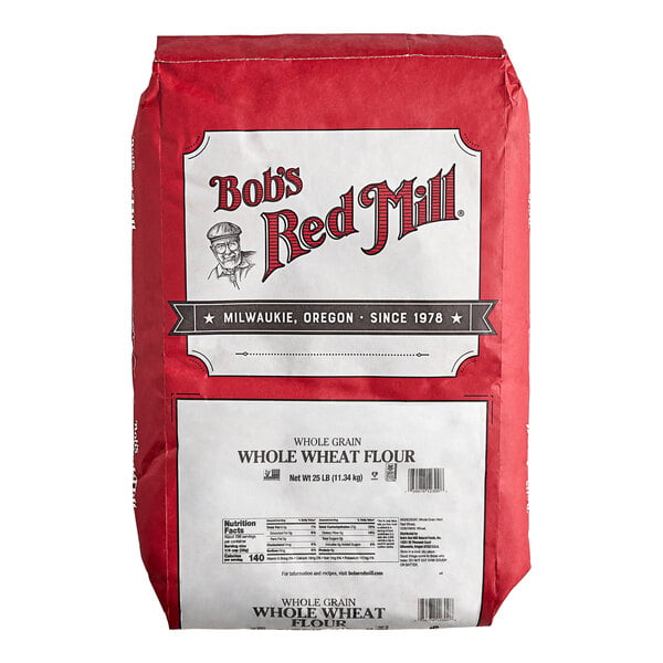 Bob's Red Mill Whole Wheat Flour 25 lb.