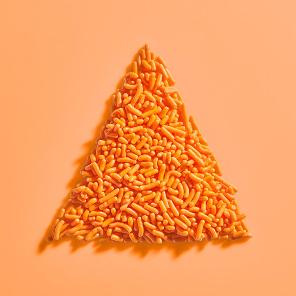 Adourne Expressions Orange Sprinkles 10 lb.