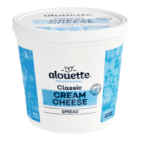 alouette Professional Classic Cream Cheese Spread 5 lb. - 2/Case