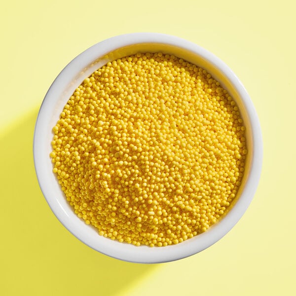 Adourne Expressions Yellow Nonpareils 10 lb.