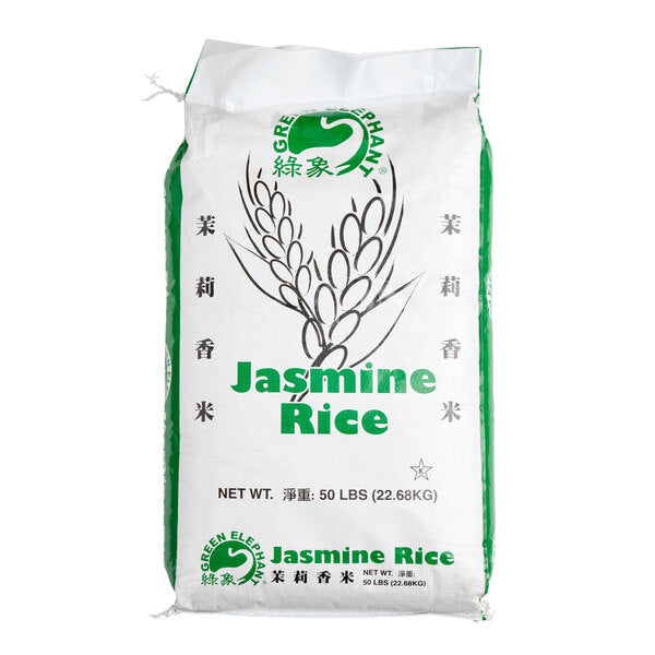 Green Elephant Jasmine Rice 50 lb.