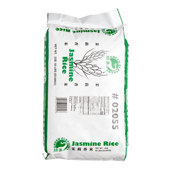 Green Elephant Jasmine Rice 50 lb.