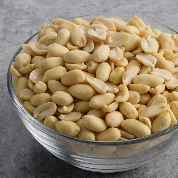 HUNSTY Blanched Peanuts 5 lb. - 6/Case