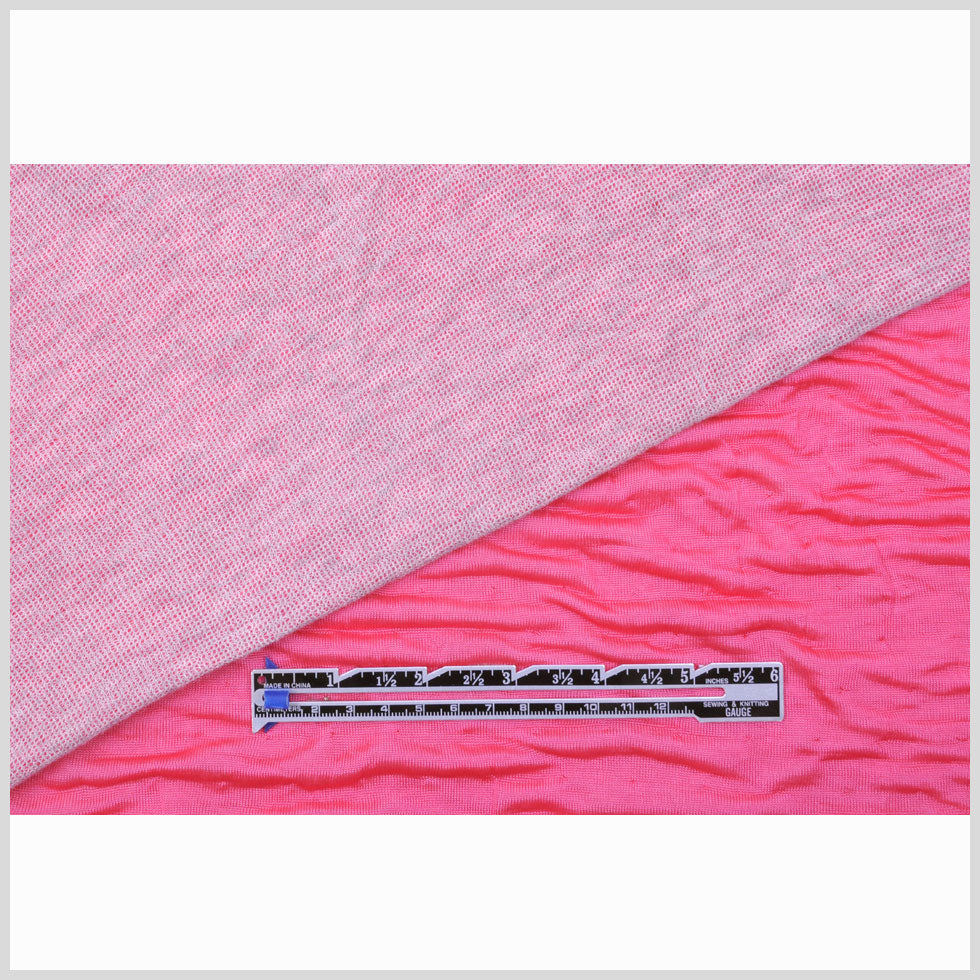 Italian Rose Pink Double-Faced Contemporary Jersey