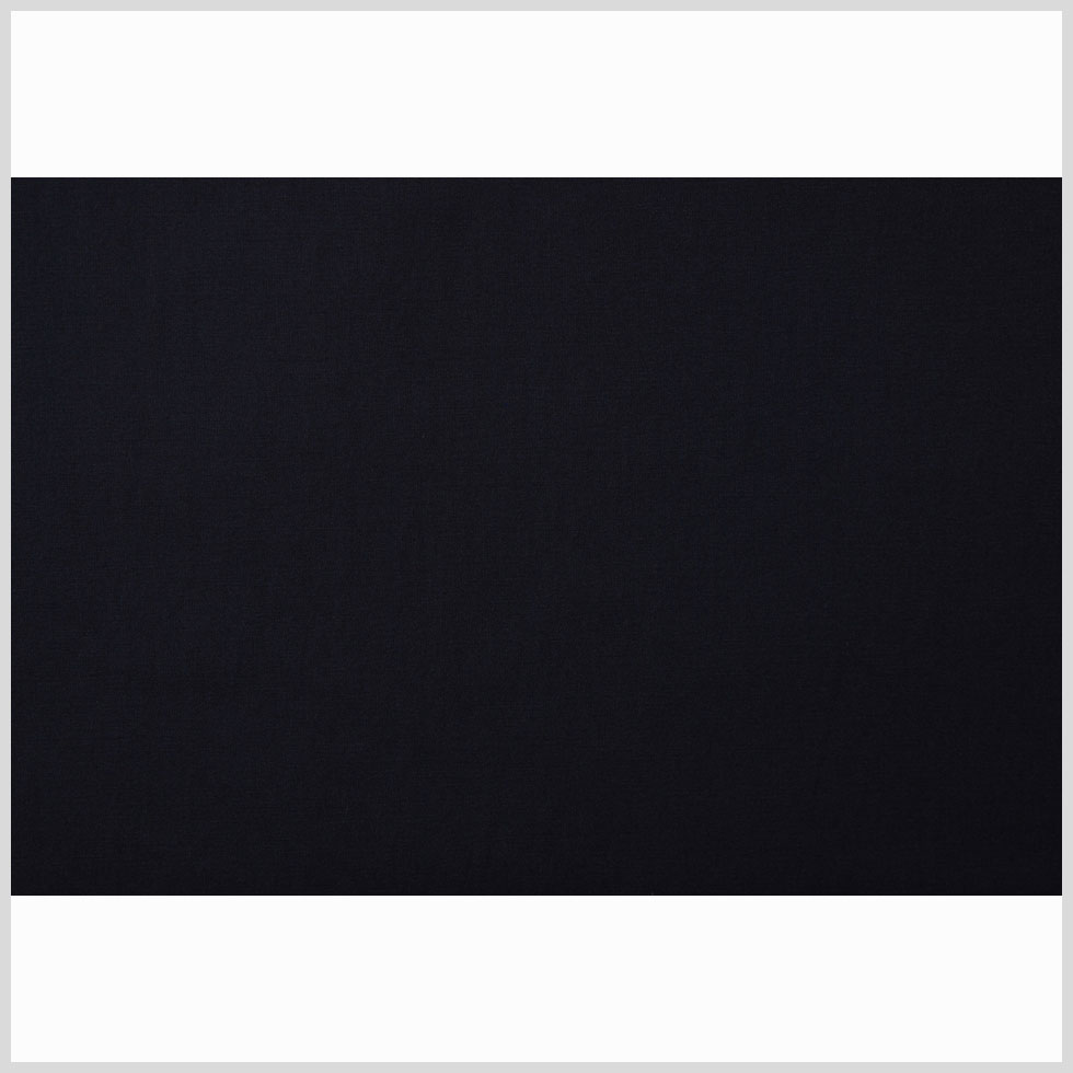 Black Cotton and Polyester Suiting