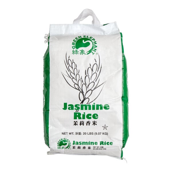 Green Elephant Jasmine Rice 20 lb.