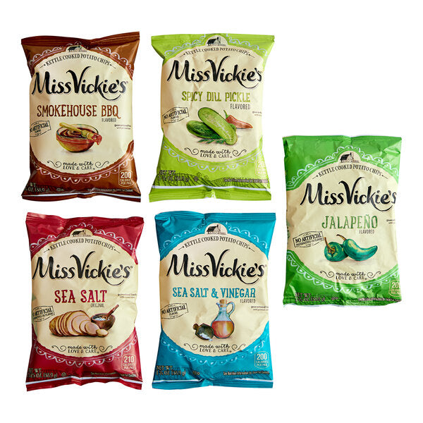 Miss Vickie's Kettle Potato Chip Variety Pack - 60/Case