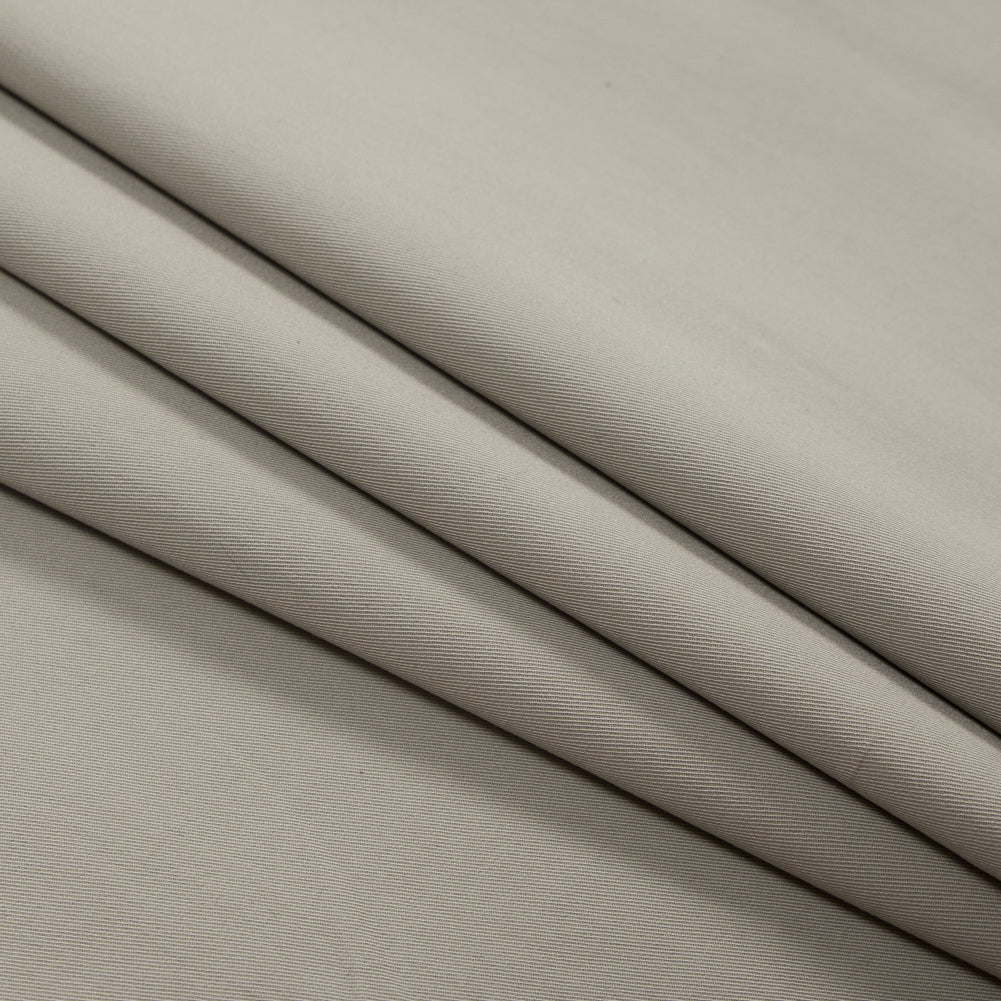 Italian Tan Stretch Cotton Twill Shirting
