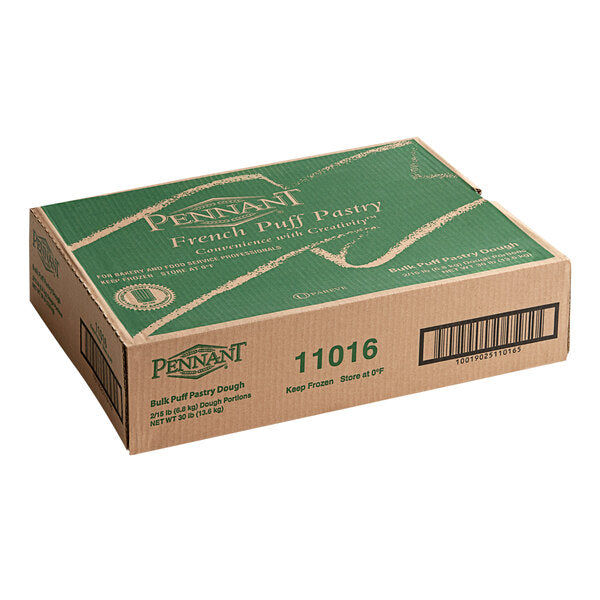 Pennant French Puff Pastry Dough Sheet Bag 15 lb. - 2/Case