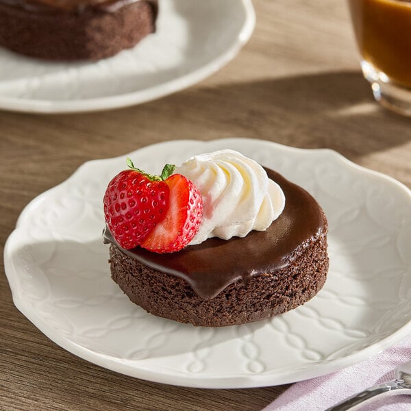 Sweet Street Desserts Individual Flourless Chocolate Cake 3.9 oz. - 32/Case