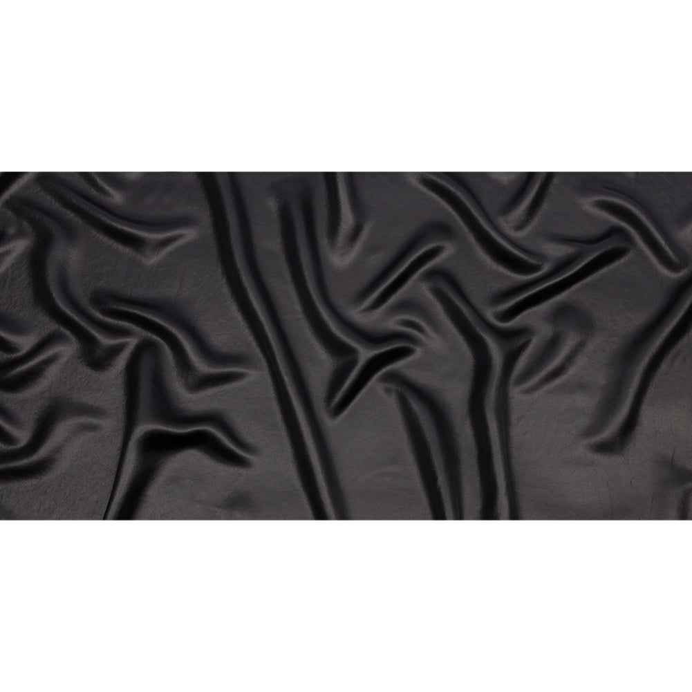 Black Acetate and Rayon Satin