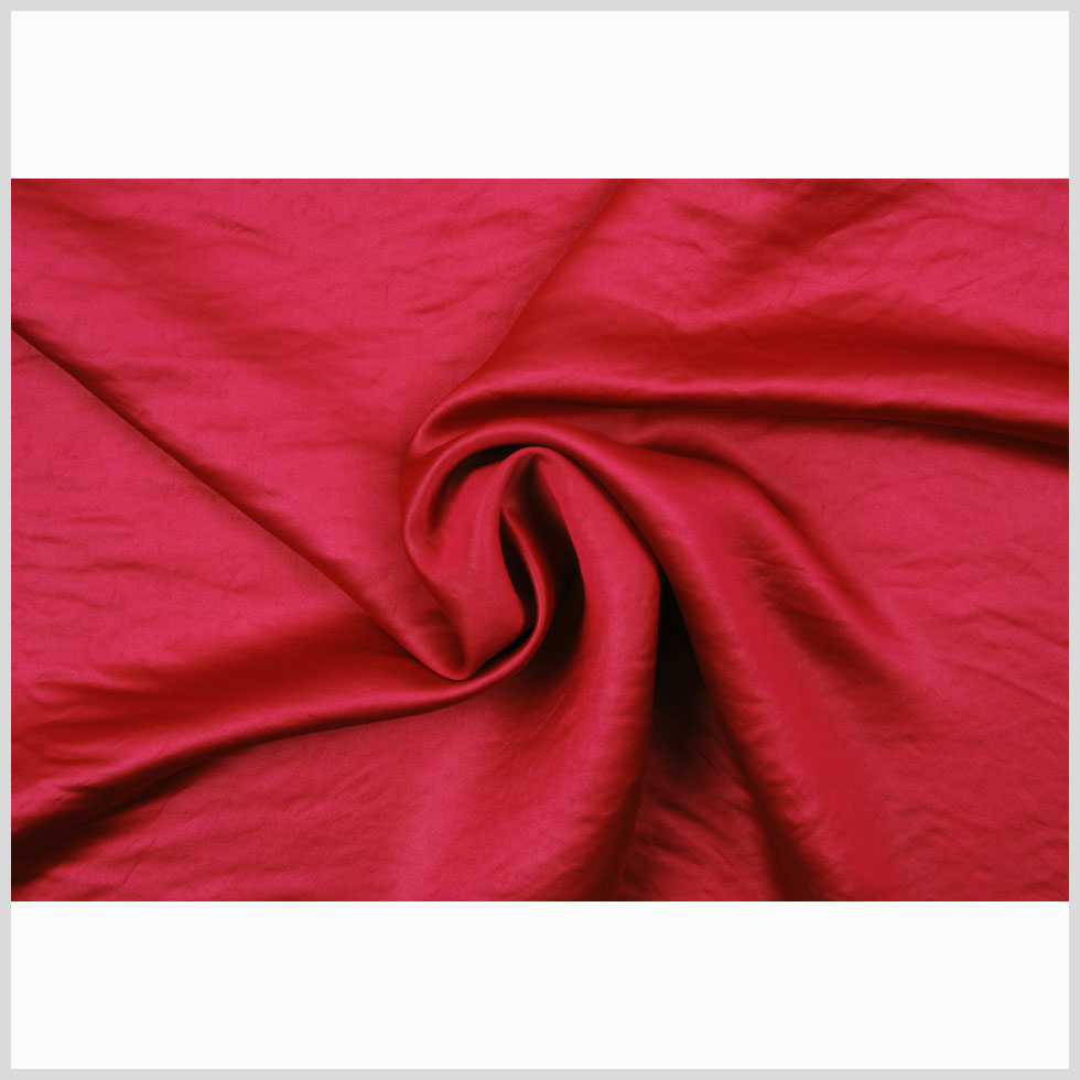 French Fuchsia Viscose and Acetate Textured Satin