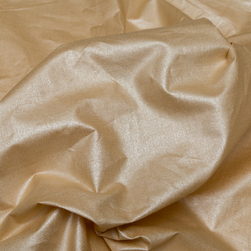 Italian Gold Solid Metallic Ramie