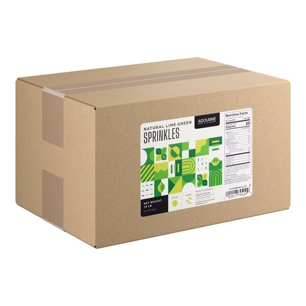 Adourne Expressions Natural Lime Green Sprinkles 10 lb.