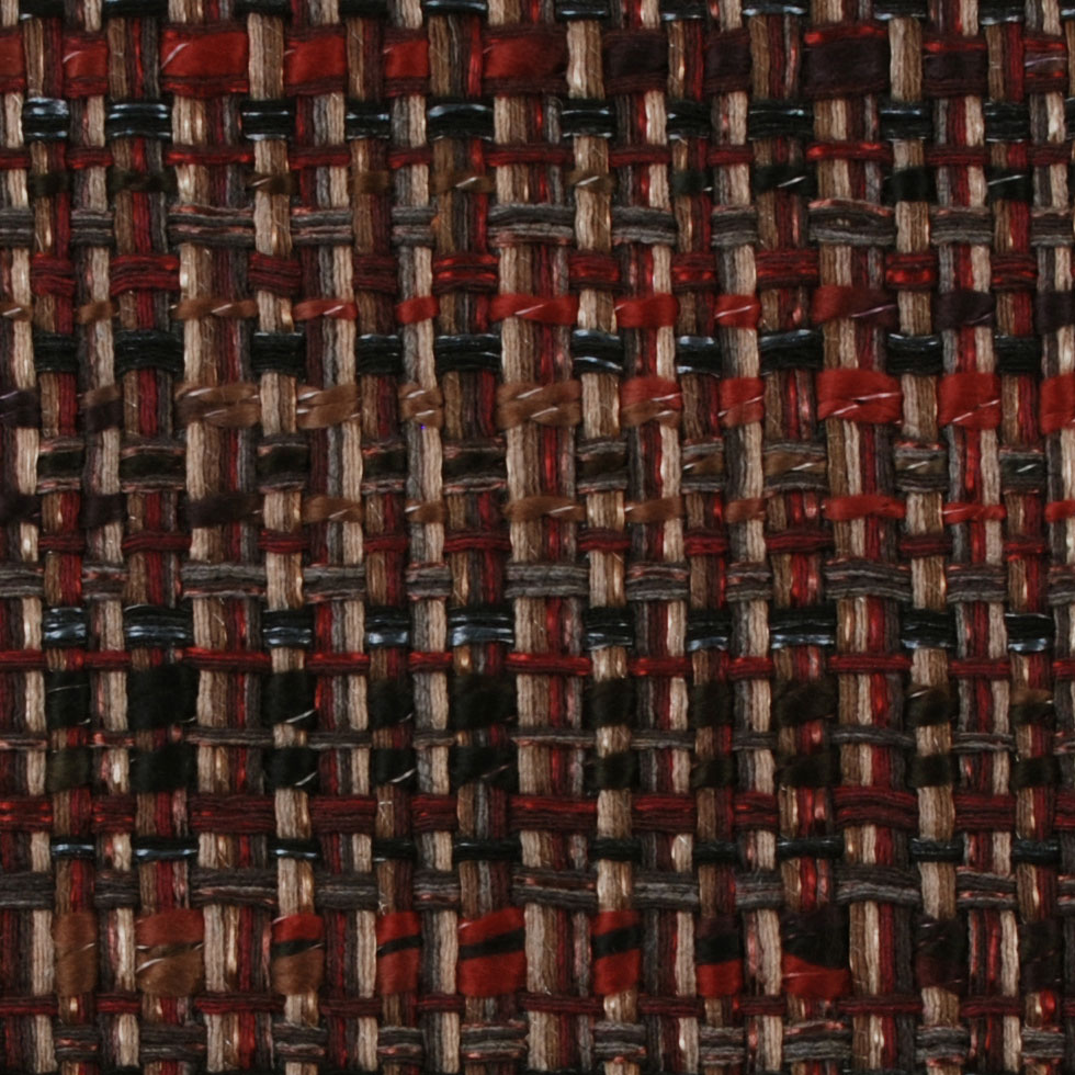 Multicolor Heavy Basketweave Handbag Fabric