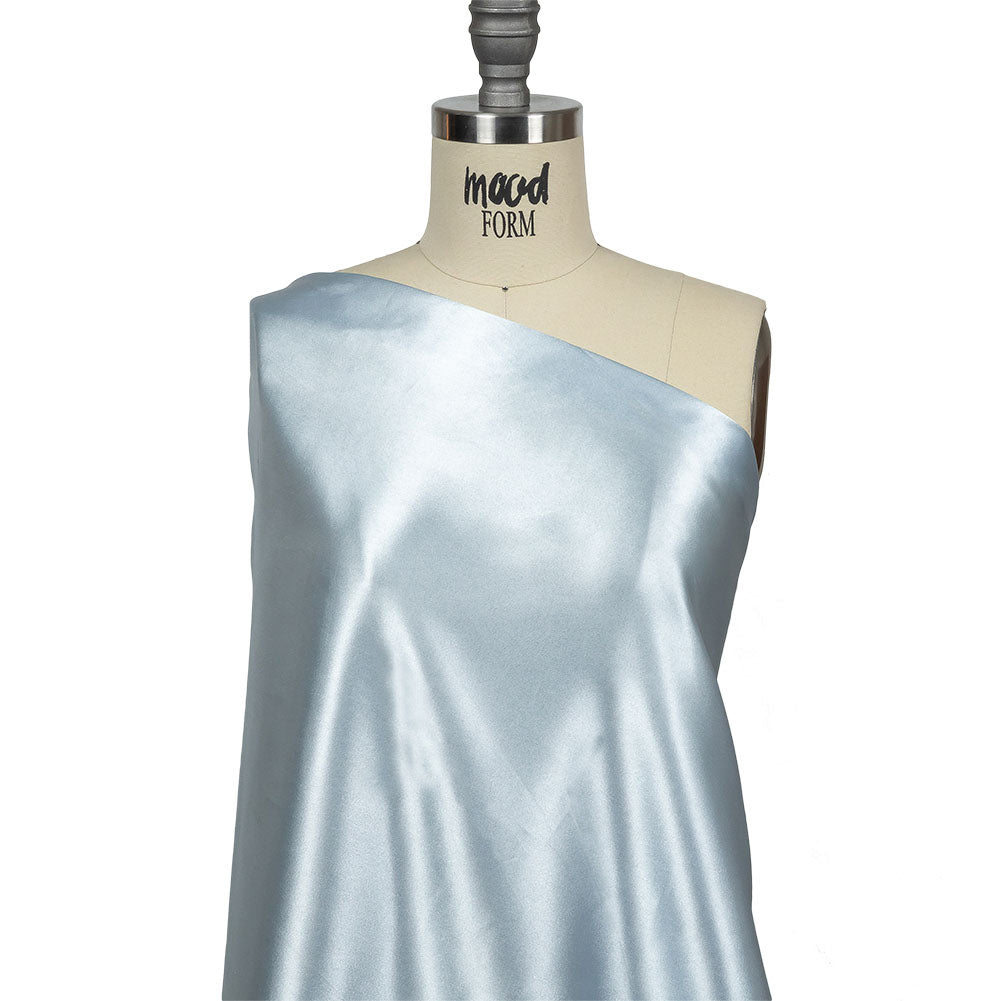 Light Blue Polyester Satin